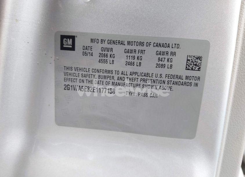 Photo 9 of 2014 Chevrolet Impala LIMITED LS (VIN 2G1WA5E32E1177158)