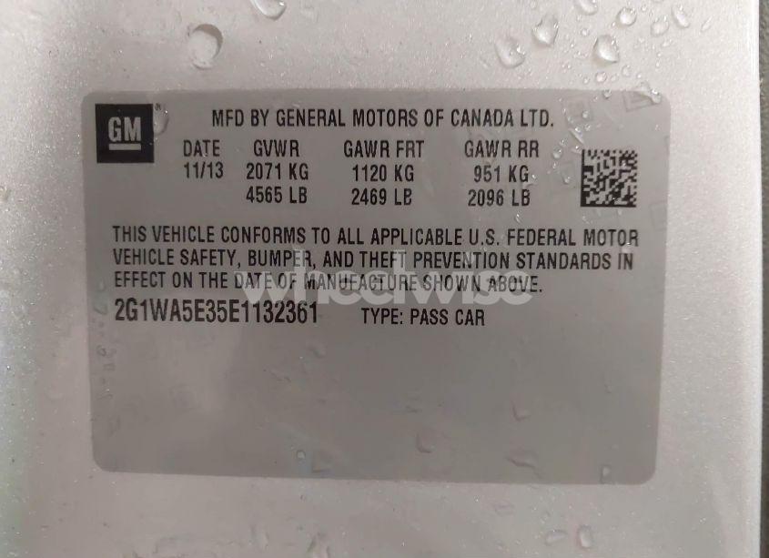 Photo 9 of 2014 Chevrolet Impala LIMITED LS (VIN 2G1WA5E35E1132361)