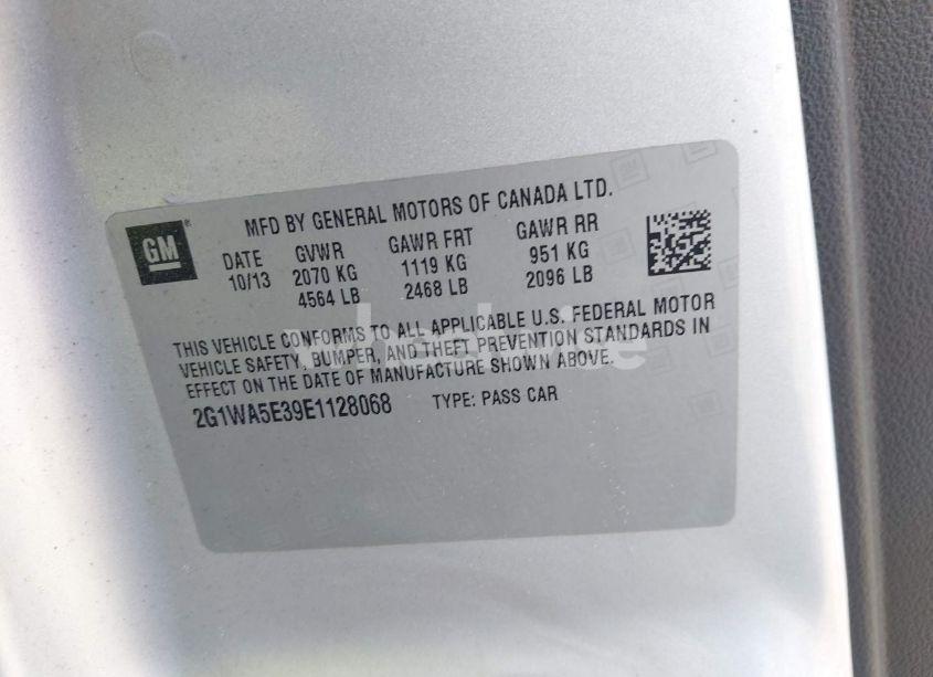 Photo 9 of 2014 Chevrolet Impala LIMITED LS (VIN 2G1WA5E39E1128068)