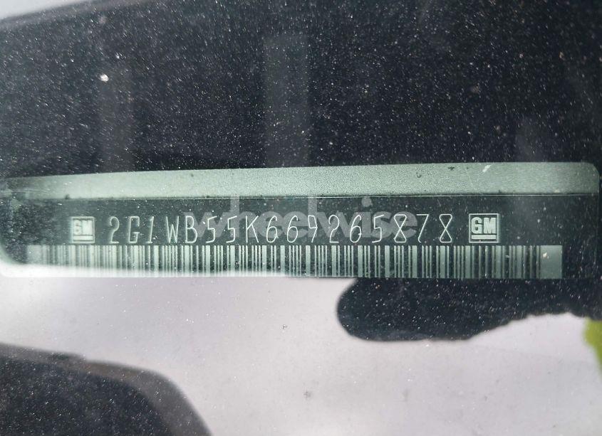 Photo 9 of 2006 Chevrolet Impala LS (VIN 2G1WB55K669265878)