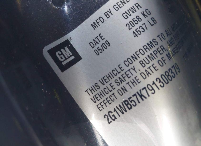 Photo 9 of 2009 Chevrolet Impala LS (VIN 2G1WB57K791308379)