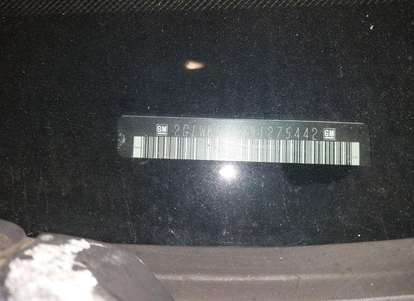 Photo 9 of 2009 Chevrolet Impala LS (VIN 2G1WB57K891275442)