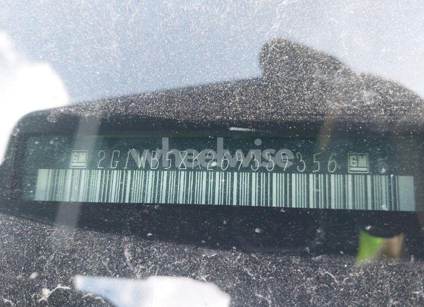 Photo 9 of 2006 Chevrolet Impala LS (VIN 2G1WB58K269339356)