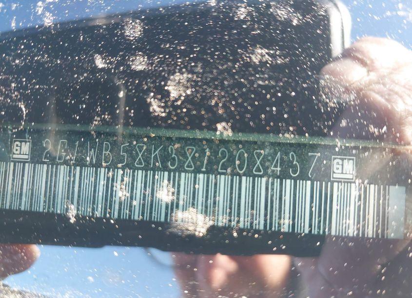 Photo 9 of 2008 Chevrolet Impala LS (VIN 2G1WB58K381208437)