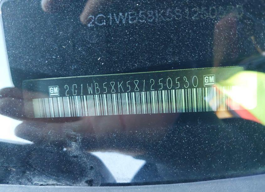 Photo 16 of 2008 Chevrolet Impala LS (VIN 2G1WB58K581250530)