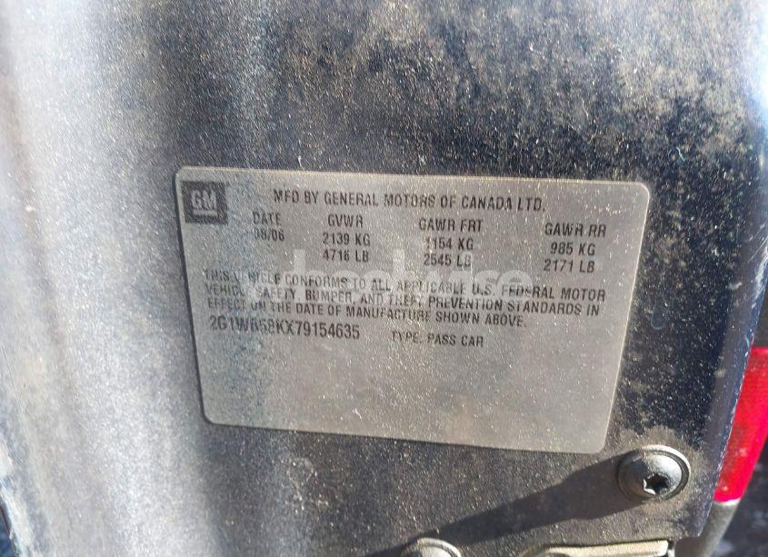 Photo 9 of 2007 Chevrolet Impala LS (VIN 2G1WB58KX79154635)