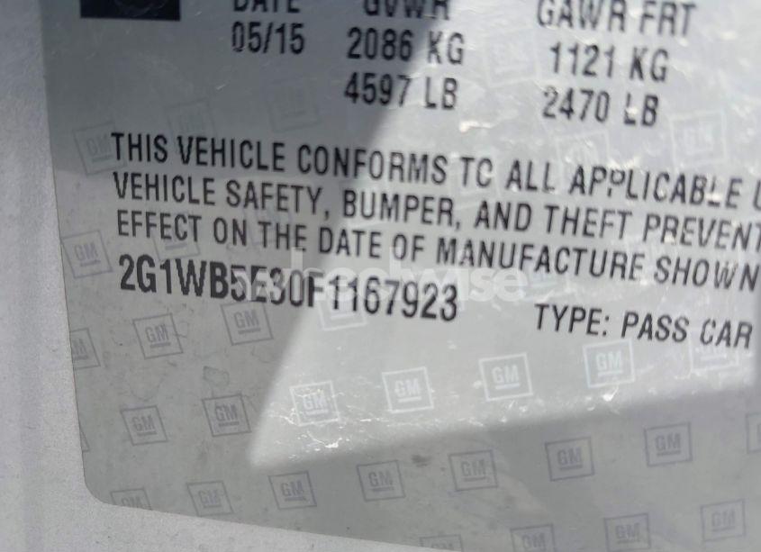 Photo 9 of 2015 Chevrolet Impala LIMITED LT (VIN 2G1WB5E30F1167923)