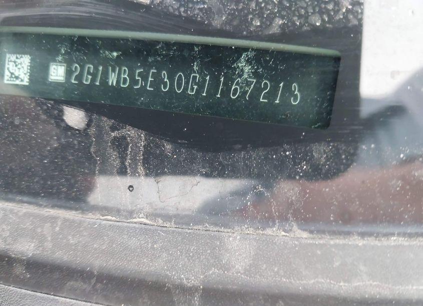 Photo 9 of 2016 Chevrolet Impala LIMITED LT (VIN 2G1WB5E30G1167213)