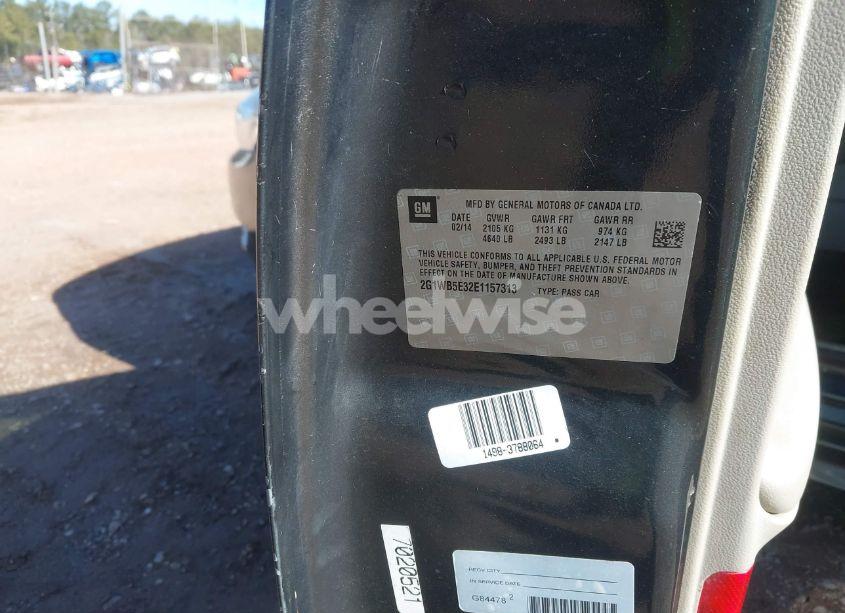 Photo 9 of 2014 Chevrolet Impala LIMITED LT (VIN 2G1WB5E32E1157313)