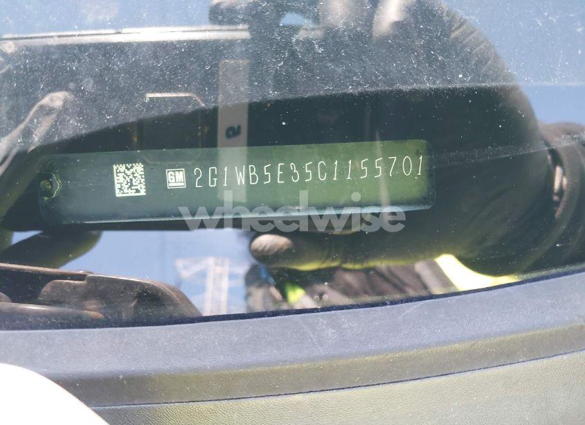 Photo 9 of 2012 Chevrolet Impala LT (VIN 2G1WB5E35C1155701)