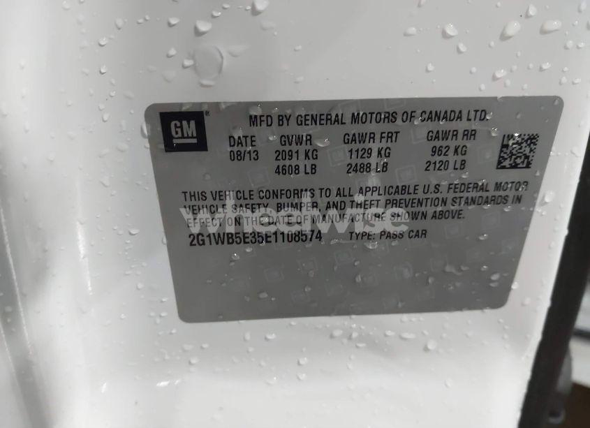 Photo 9 of 2014 Chevrolet Impala LIMITED LT (VIN 2G1WB5E35E1108574)