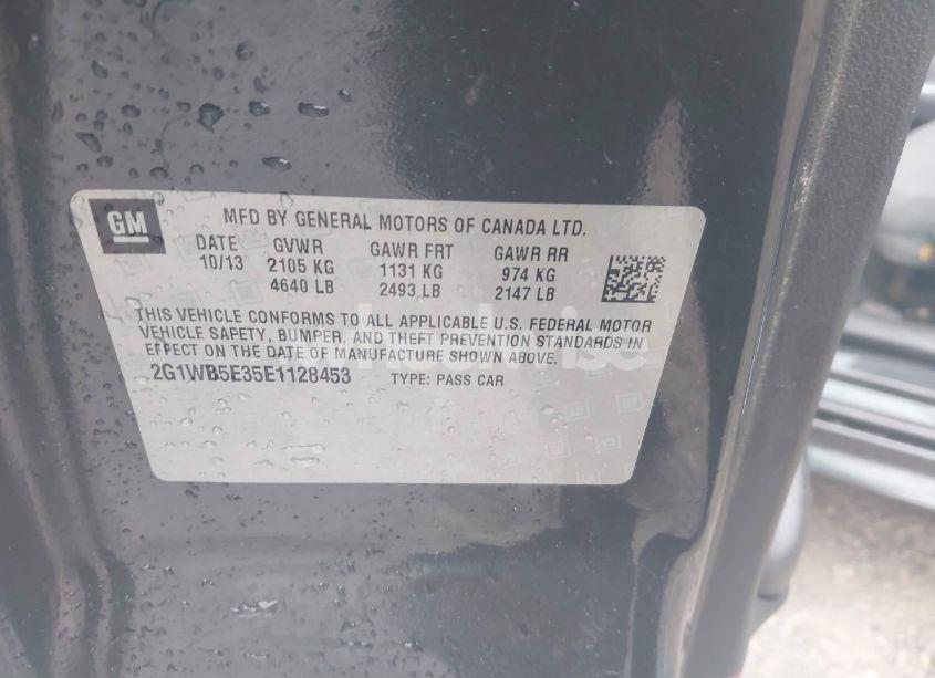 Photo 9 of 2014 Chevrolet Impala LIMITED LT (VIN 2G1WB5E35E1128453)