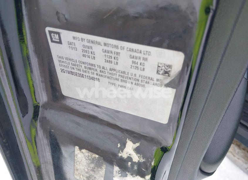 Photo 9 of 2014 Chevrolet Impala LIMITED LT (VIN 2G1WB5E35E1134818)