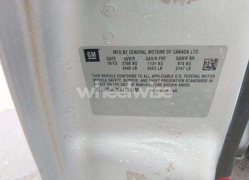 Photo 9 of 2014 Chevrolet Impala LIMITED LT (VIN 2G1WB5E36E1124105)