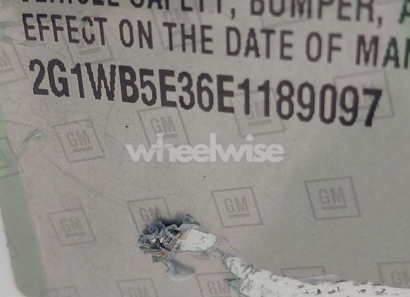 Photo 9 of 2014 Chevrolet Impala LIMITED LT (VIN 2G1WB5E36E1189097)