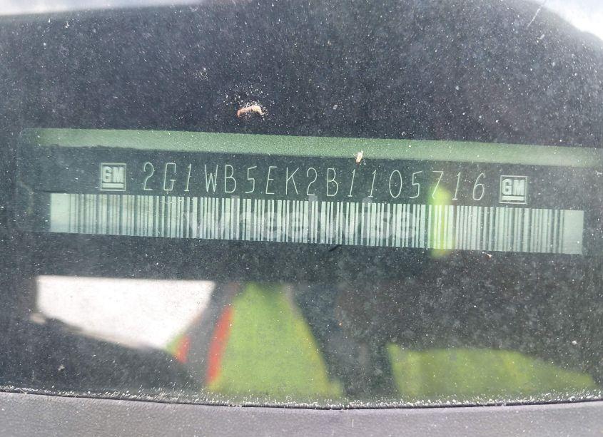 Photo 9 of 2011 Chevrolet Impala LT (VIN 2G1WB5EK2B1105716)