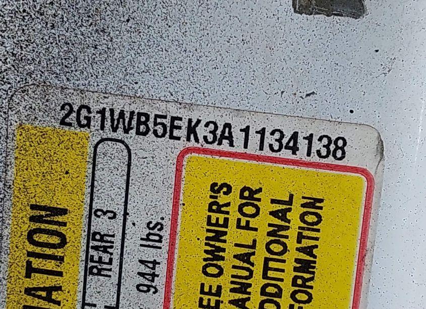 Photo 9 of 2010 Chevrolet Impala LT (VIN 2G1WB5EK3A1134138)