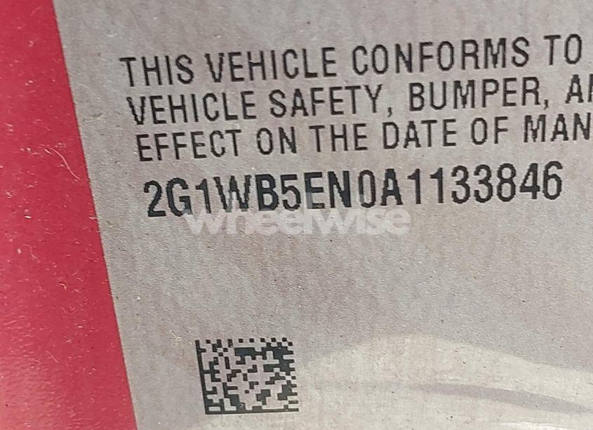 Photo 9 of 2010 Chevrolet Impala LT (VIN 2G1WB5EN0A1133846)