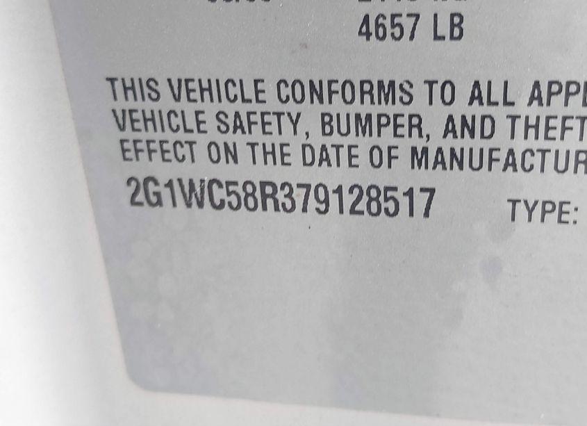 Photo 9 of 2007 Chevrolet Impala LT (VIN 2G1WC58R379128517)