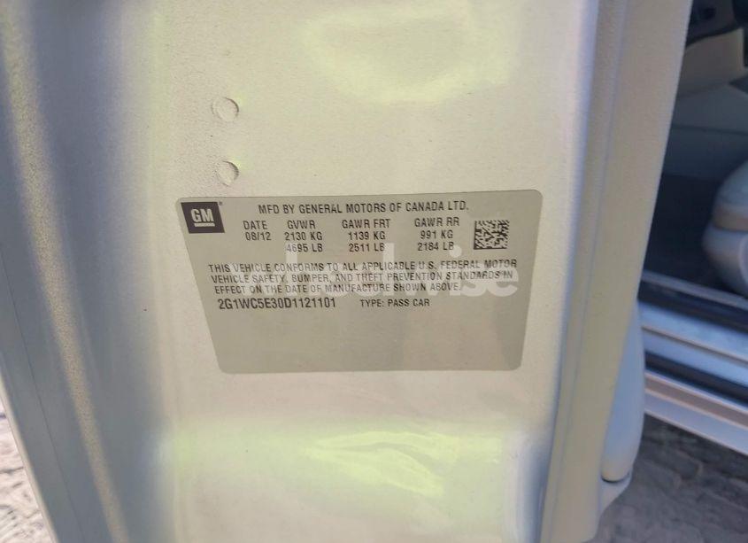 Photo 9 of 2013 Chevrolet Impala LTZ (VIN 2G1WC5E30D1121101)