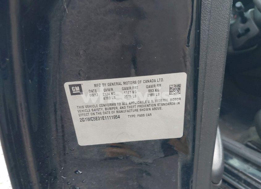 Photo 9 of 2014 Chevrolet Impala LIMITED LTZ (VIN 2G1WC5E31E1111954)