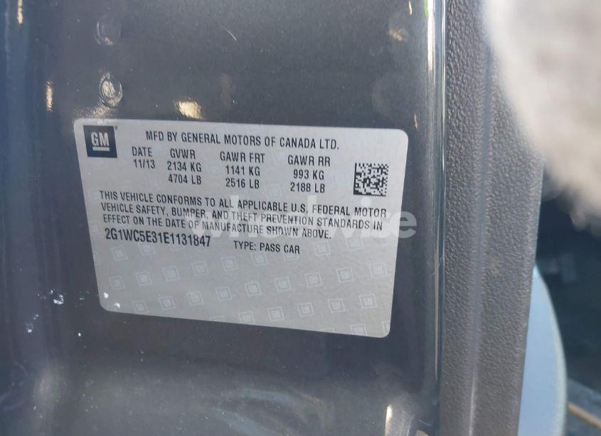 Photo 9 of 2014 Chevrolet Impala LIMITED LTZ (VIN 2G1WC5E31E1131847)