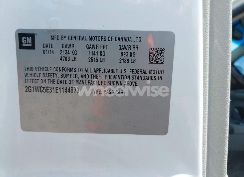 Photo 9 of 2014 Chevrolet Impala LIMITED LTZ (VIN 2G1WC5E31E1144873)