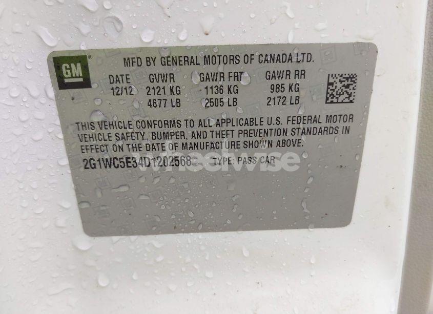 Photo 9 of 2013 Chevrolet Impala LTZ (VIN 2G1WC5E34D1202568)