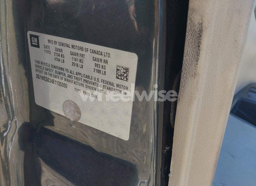 Photo 9 of 2014 Chevrolet Impala LIMITED LTZ (VIN 2G1WC5E34E1135309)