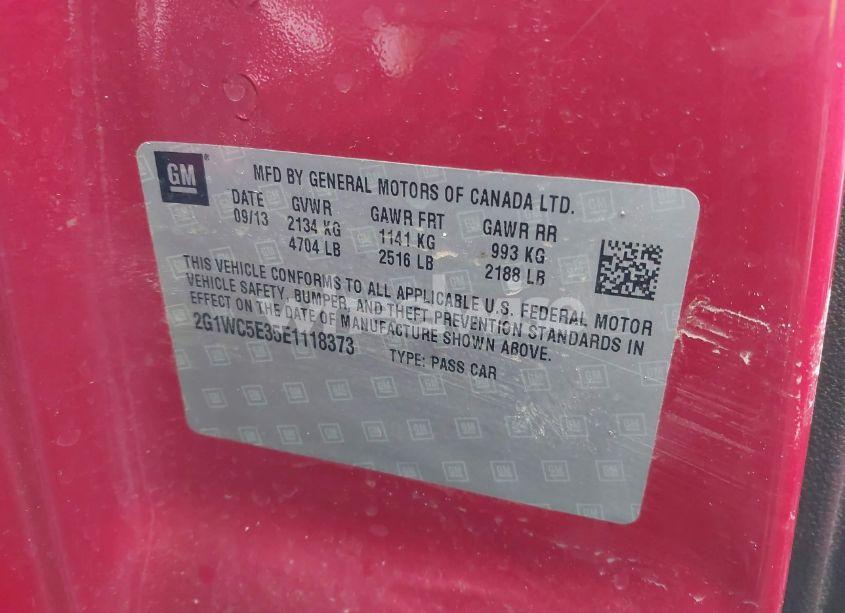 Photo 9 of 2014 Chevrolet Impala LIMITED LTZ (VIN 2G1WC5E35E1118373)