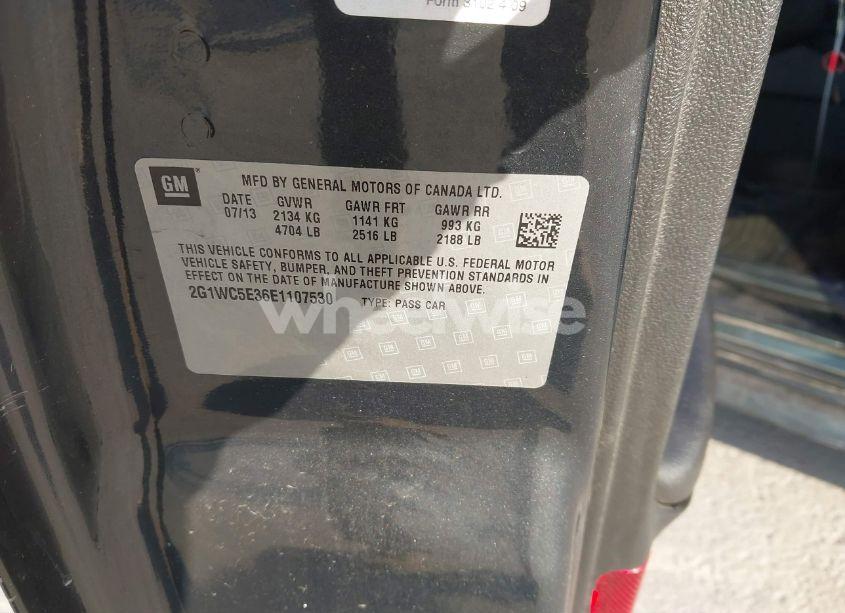 Photo 9 of 2014 Chevrolet Impala LIMITED LTZ (VIN 2G1WC5E36E1107530)