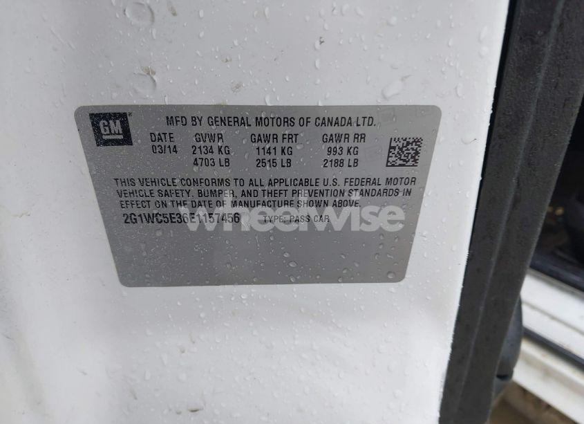 Photo 9 of 2014 Chevrolet Impala LIMITED LTZ (VIN 2G1WC5E36E1157456)