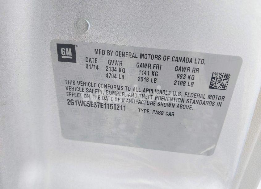 Photo 9 of 2014 Chevrolet Impala LIMITED LTZ (VIN 2G1WC5E37E1150211)