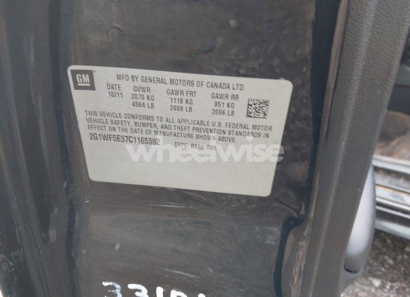 Photo 9 of 2014 Chevrolet Impala LIMITED LTZ (VIN 2G1WC5E39E1103505)