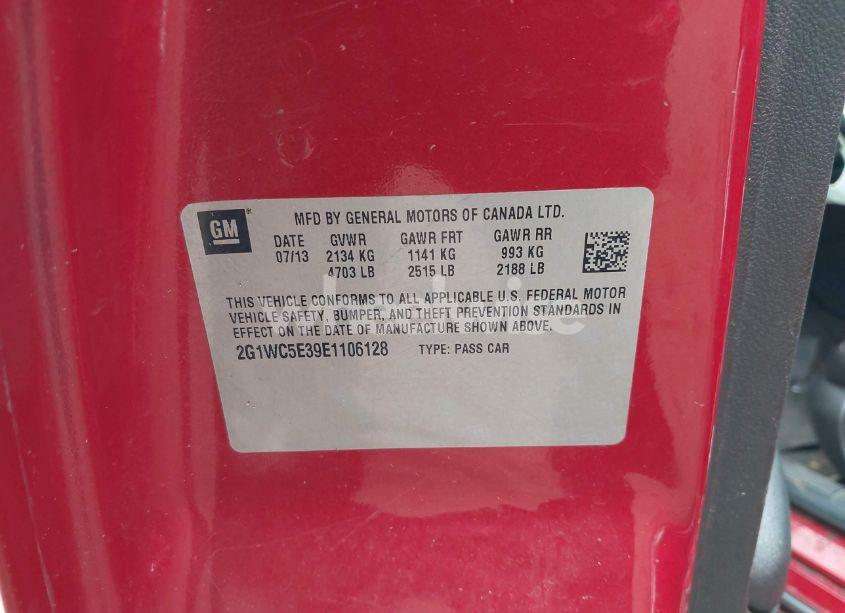 Photo 9 of 2014 Chevrolet Impala LIMITED LTZ (VIN 2G1WC5E39E1106128)