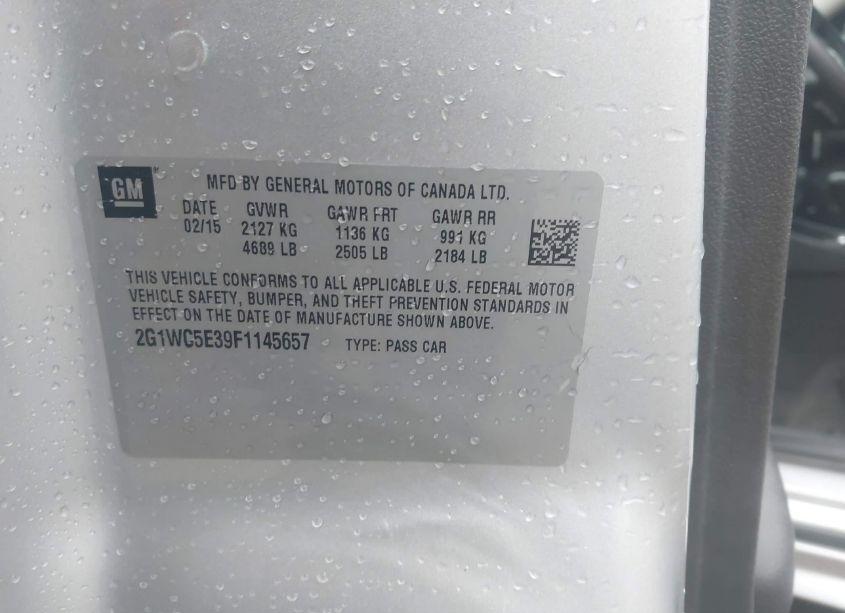 Photo 9 of 2015 Chevrolet Impala LIMITED LTZ (VIN 2G1WC5E39F1145657)