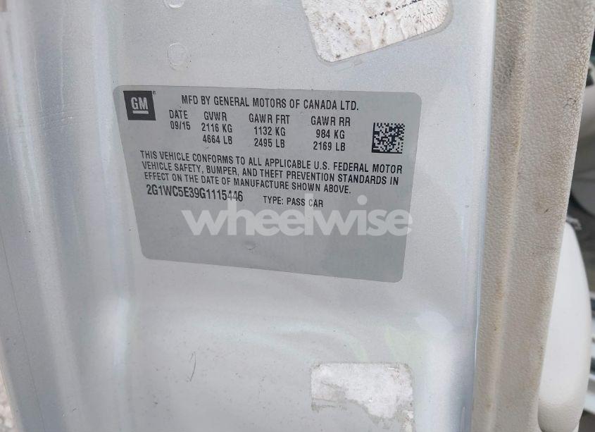 Photo 9 of 2016 Chevrolet Impala LIMITED LTZ (VIN 2G1WC5E39G1115446)