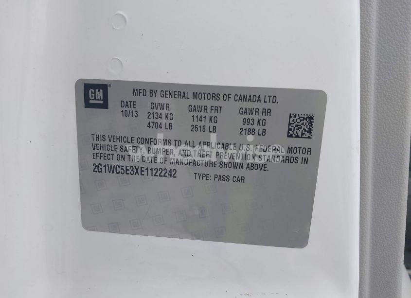 Photo 9 of 2014 Chevrolet Impala LIMITED LTZ (VIN 2G1WC5E3XE1122242)