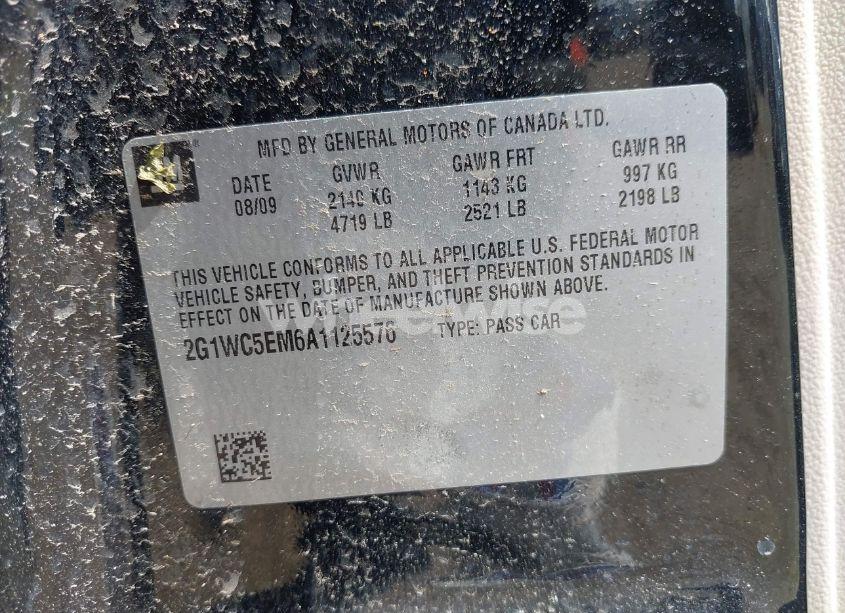 Photo 9 of 2010 Chevrolet Impala LTZ (VIN 2G1WC5EM6A1125576)