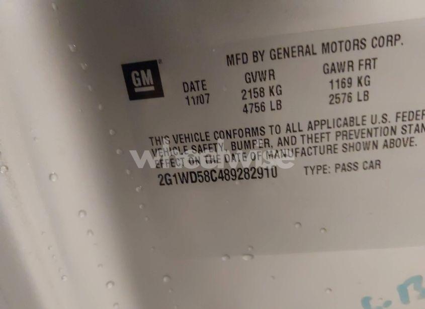 Photo 9 of 2008 Chevrolet Impala SS (VIN 2G1WD58C489282910)