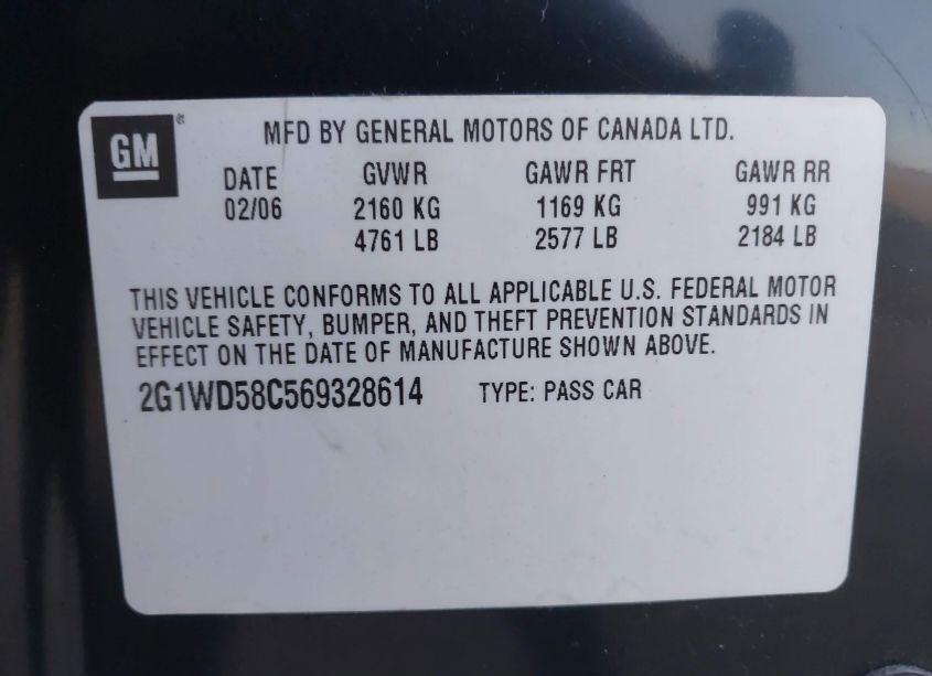 Photo 9 of 2006 Chevrolet Impala SS (VIN 2G1WD58C569328614)