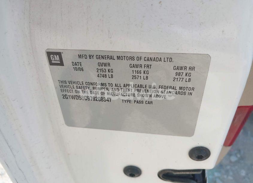 Photo 9 of 2007 Chevrolet Impala SS (VIN 2G1WD58C979208347)