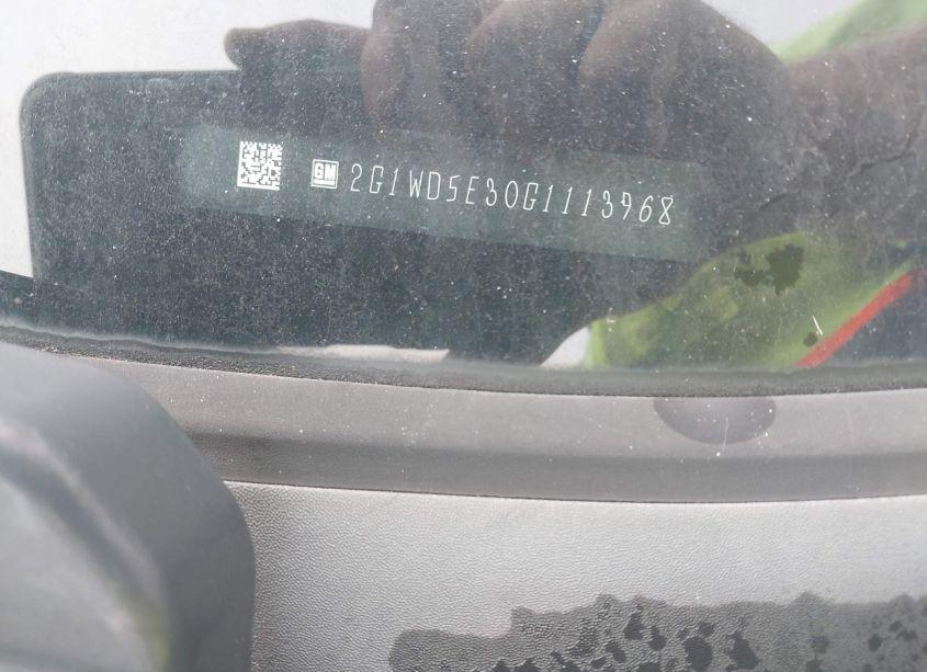 Photo 9 of 2016 Chevrolet Impala LIMITED POLICE (VIN 2G1WD5E30G1113968)