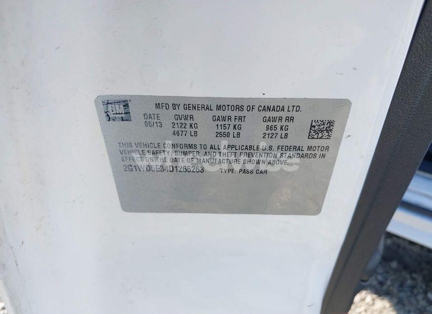 Photo 9 of 2013 Chevrolet Impala POLICE (VIN 2G1WD5E34D1265263)