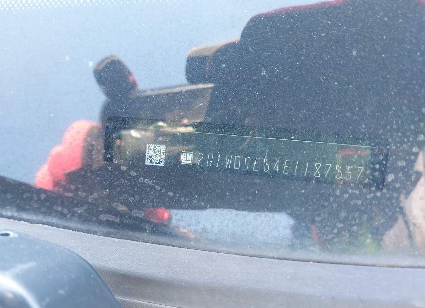 Photo 9 of 2014 Chevrolet Impala LIMITED POLICE (VIN 2G1WD5E34E1187357)