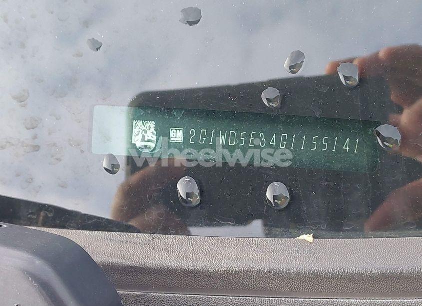 Photo 9 of 2016 Chevrolet Impala LIMITED POLICE (VIN 2G1WD5E34G1155141)