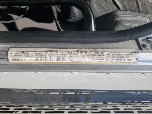 2019 PETERBILT 389 SEMI TRUCK (VIN 2G1WD5E36E1167868) main photo