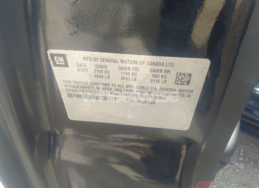 Photo 9 of 2011 Chevrolet Impala POLICE (VIN 2G1WD5EM0B1223713)