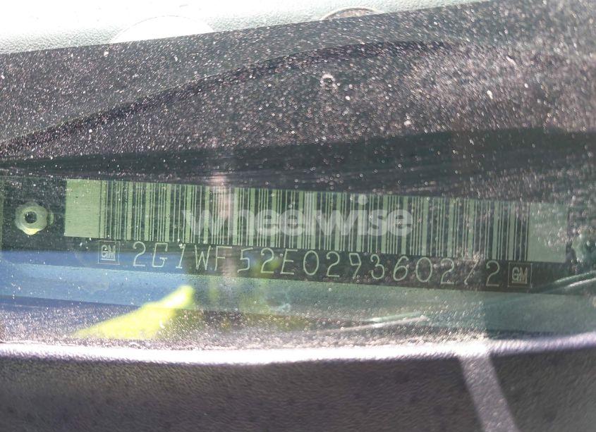 Photo 9 of 2002 Chevrolet Impala (VIN 2G1WF52E029360272)