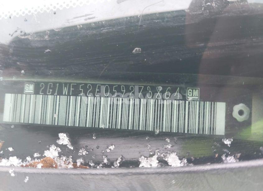 Photo 9 of 2005 Chevrolet Impala (VIN 2G1WF52E059273864)